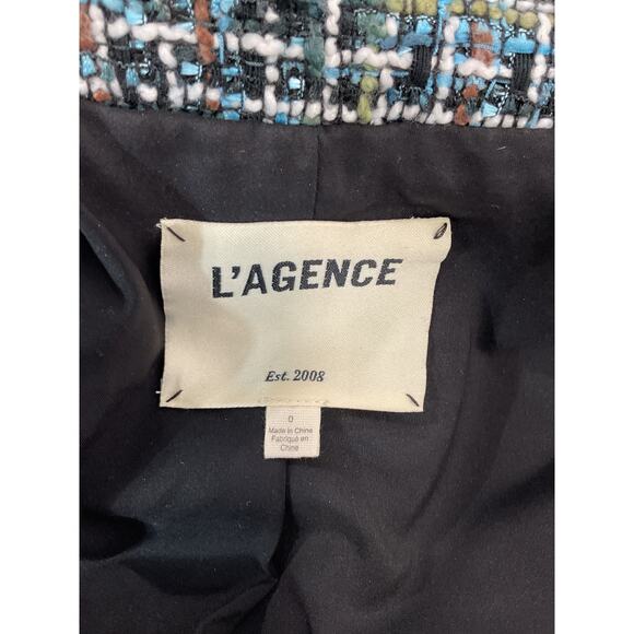 L'Agence 'Brooke' Black Blazer Size 0 - Picture 4 of 5